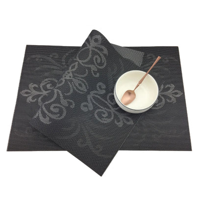 6 PVC Decorative Vinyl Placemats