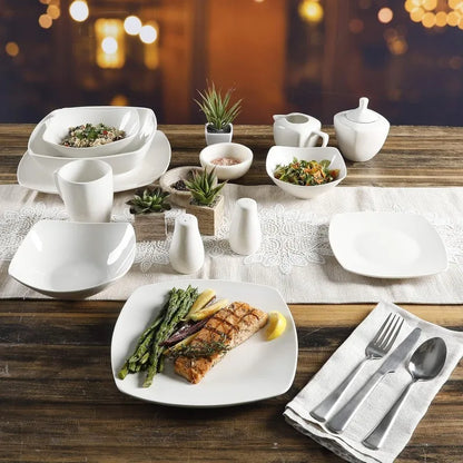 Buffet Porcelain Chip / Scratch Resistant Dinnerware Set