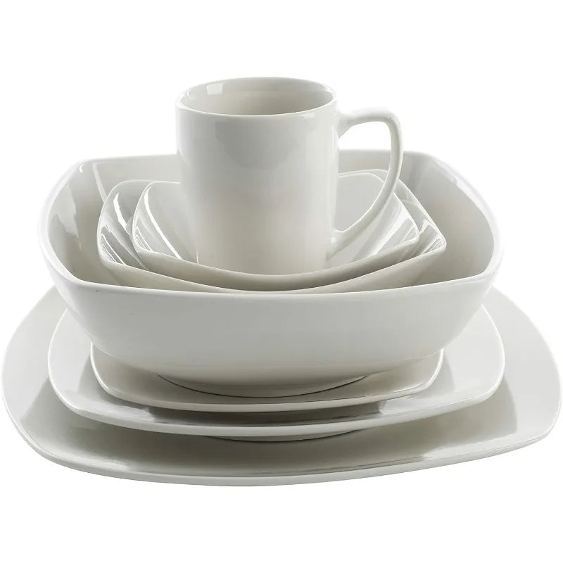 Buffet Porcelain Chip / Scratch Resistant Dinnerware Set