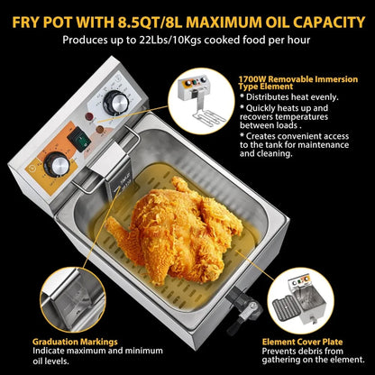 14 Qt. Electric Deep Fryer