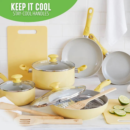 15 Piece Kitchen Cookware Set